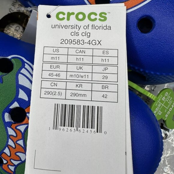 ☑️Crocs Florida Gators Classic Clogs Blue☑️ - Picture 5 of 5